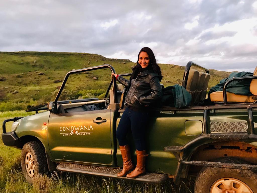 Teacher Najwa on a safari adventure